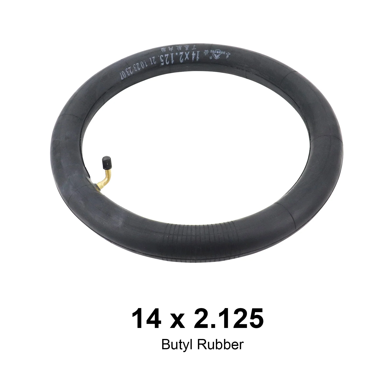 14 Inch 14x2.125 Butyl Inner Tube With A Bent Valve for Ninebot One S2 A1 for Many Gas Electric Scooters E-Bike Unicycle Tyre