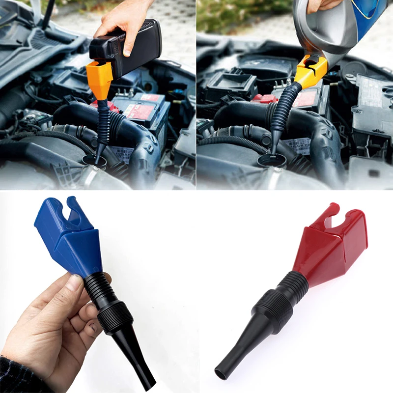

1Pc Car Refueling Funnel Gasoline Foldable Engine Oil Plastic Motorcycle Tool Auto Accessories
