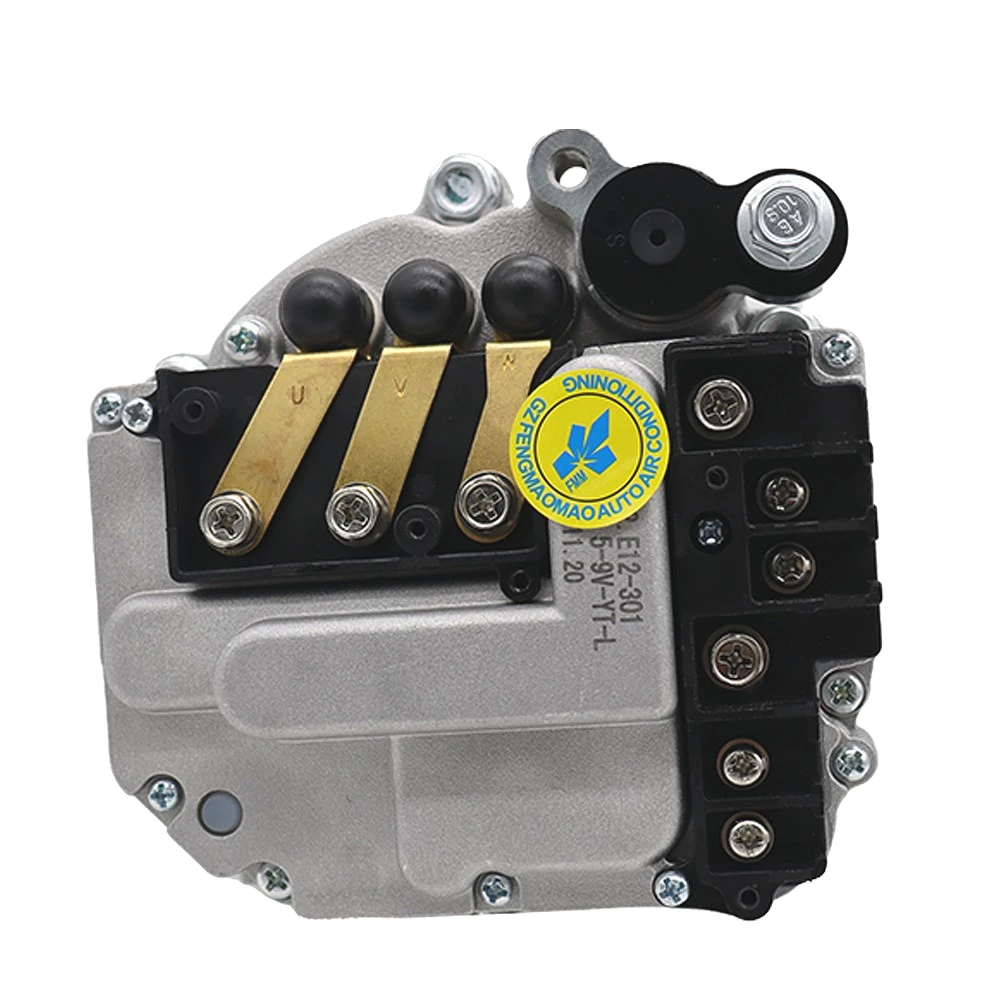 FMM a Set Electric Universal A/C AC Compressor for Truck Small Car Motor Home With Connect Line 12V/24V - Image 4