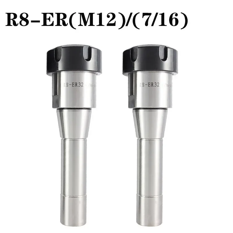 

R8 ER Tool Holder R8 ER16 ER20 ER25 ER32 ER40 M12 Collet Chuck Milling Machine Milling Tool Holder R8 Taper Shank Milling Chuck