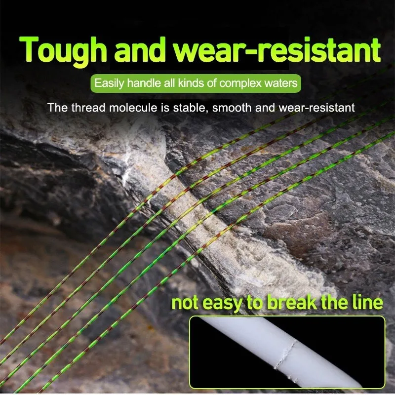 ThornsLine 2000M niewidoczna żyłka wędkarska 3D bioniczny Monofilament powlekany fluorowęglowodorem nylonowa linia Pesca wędkarska wedkarstwo