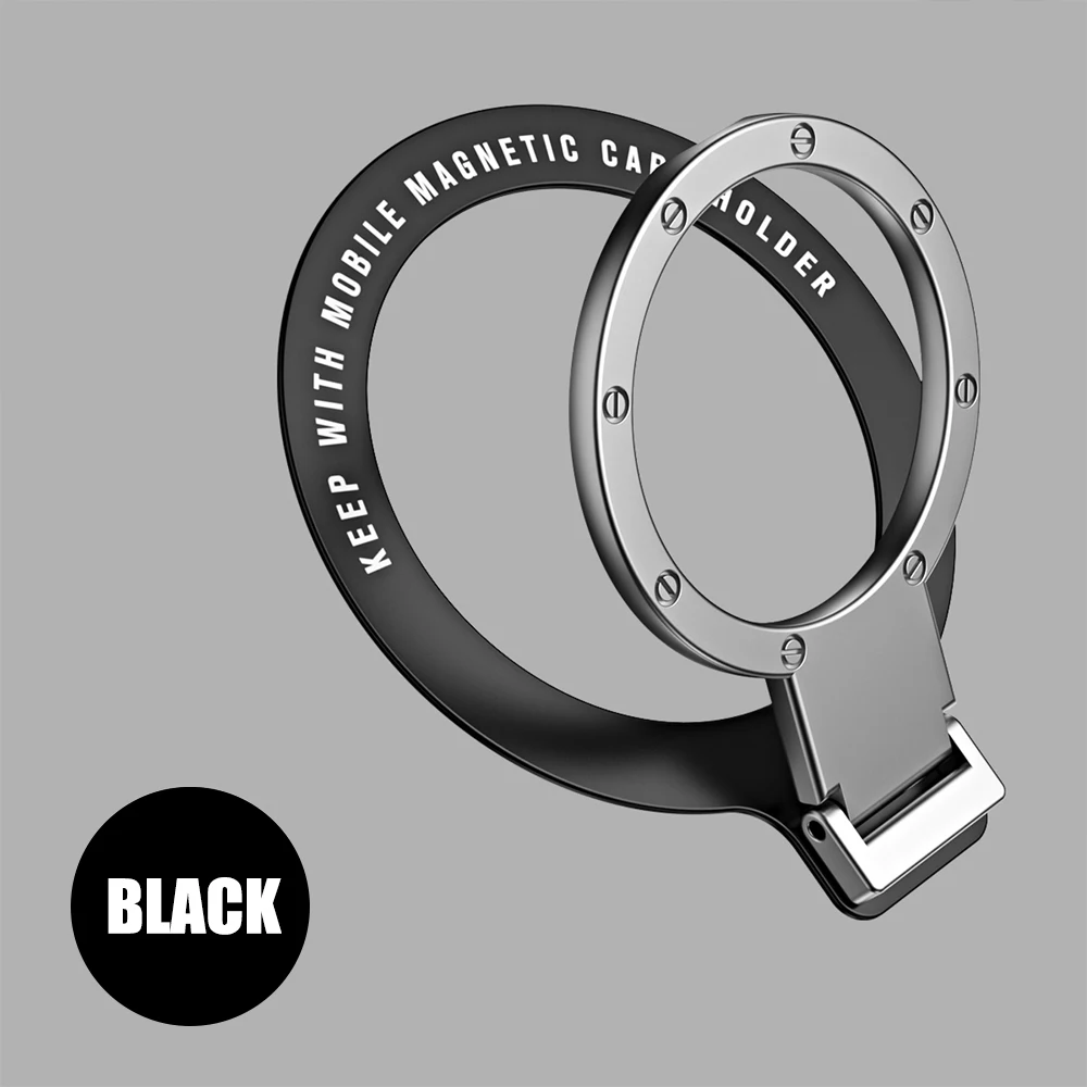 Ultra dünner Luxus faltbarer Schreibtisch Handy Ring halter kabelloses Laden Back sitcker Halterung Fall Zubehör für iPhone 12 13 – Detail 7