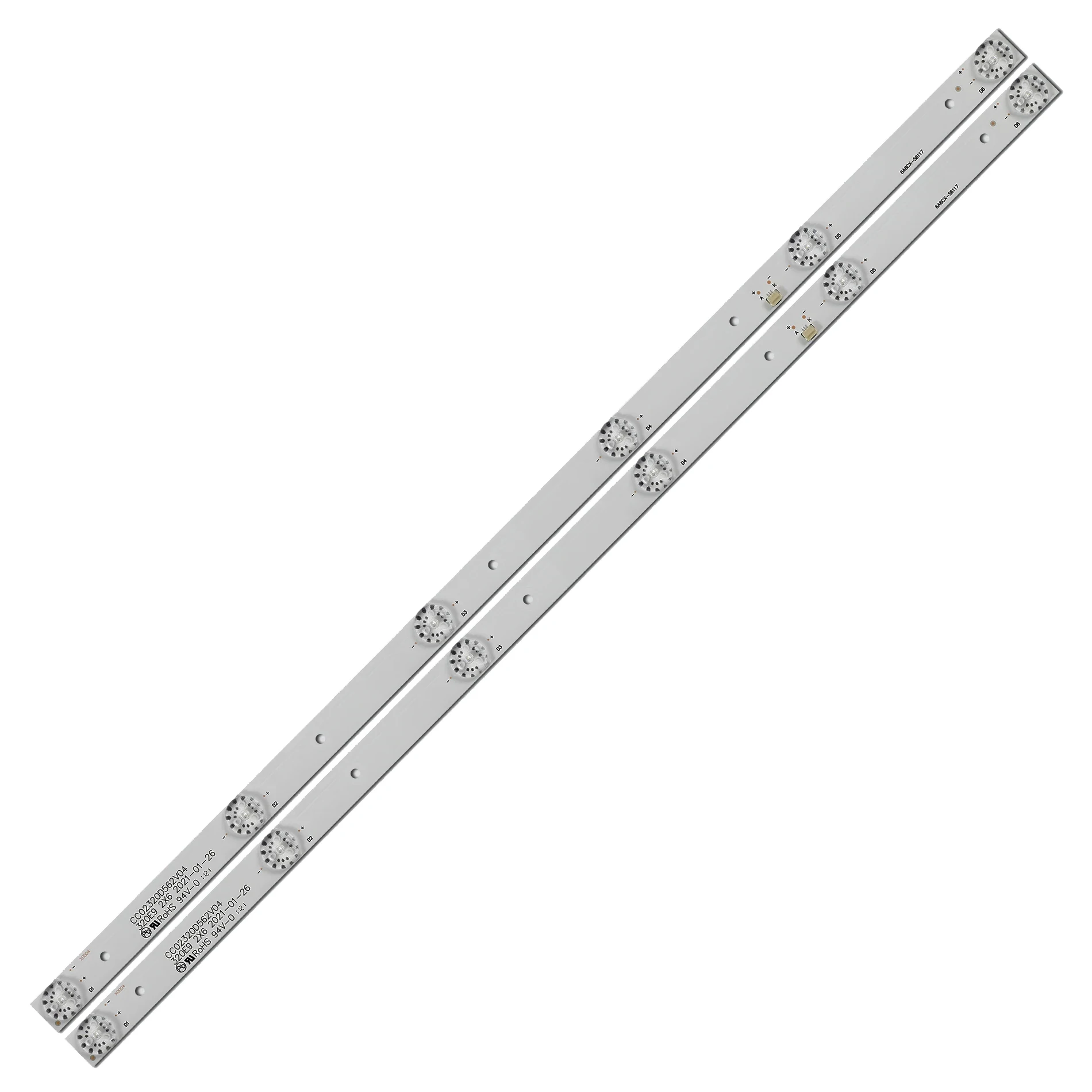 1/10/35kits LED Backlight Strips For 32H110T 32HT101X 32HT101W LE-32ZTH07 LE-32ZTHS25 LE-32ZTHS21 NVX-32H219MS 32LH1201