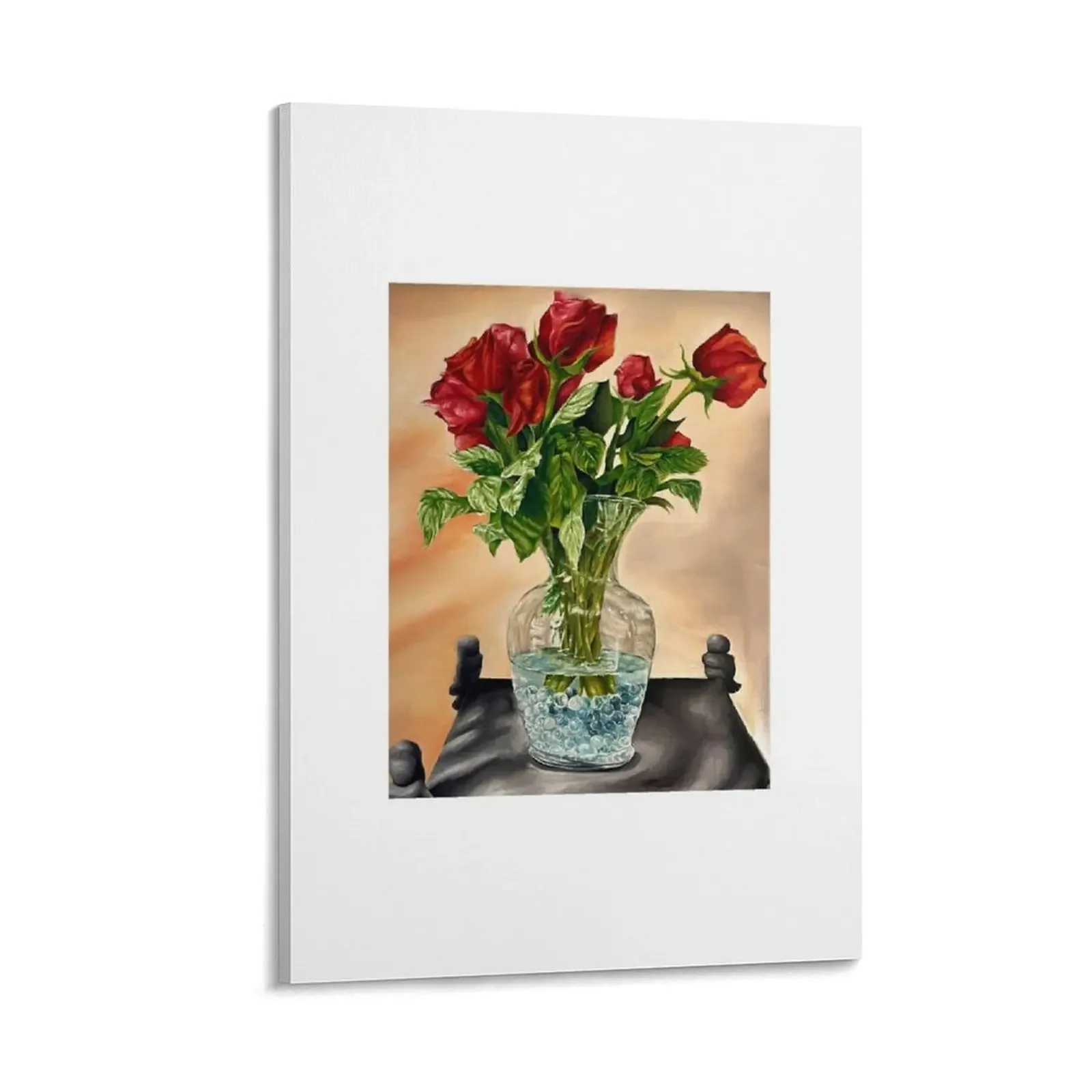 

Vase of Roses Canvas Painting interior paintings aesthetic room paintings wall decor painting