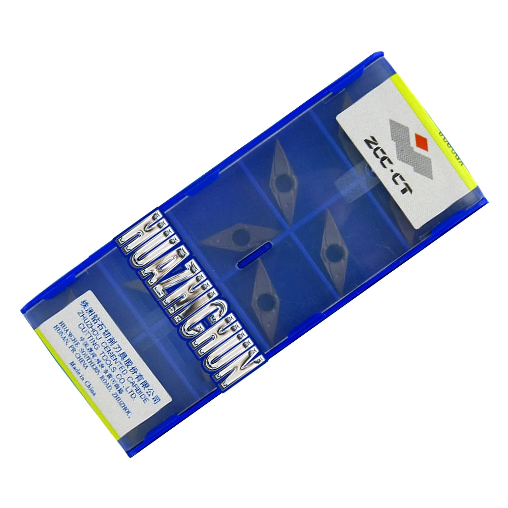 Inserção de carboneto HUAZHICHUN YBG202 YBG205 VBMT 110302 -EF VBMT 110304 -EM YBM153 Lâmina de corte de torno CNC Ferramenta de torneamento de qualidade
