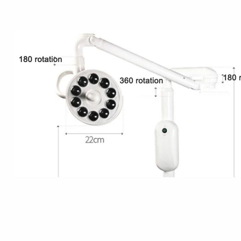 

Portable Medical Mobile Cold Led Lamps Surgical Exam Shadowless Light For Dental Implantology Cosmetic Surgery Pet Lighting 30 W