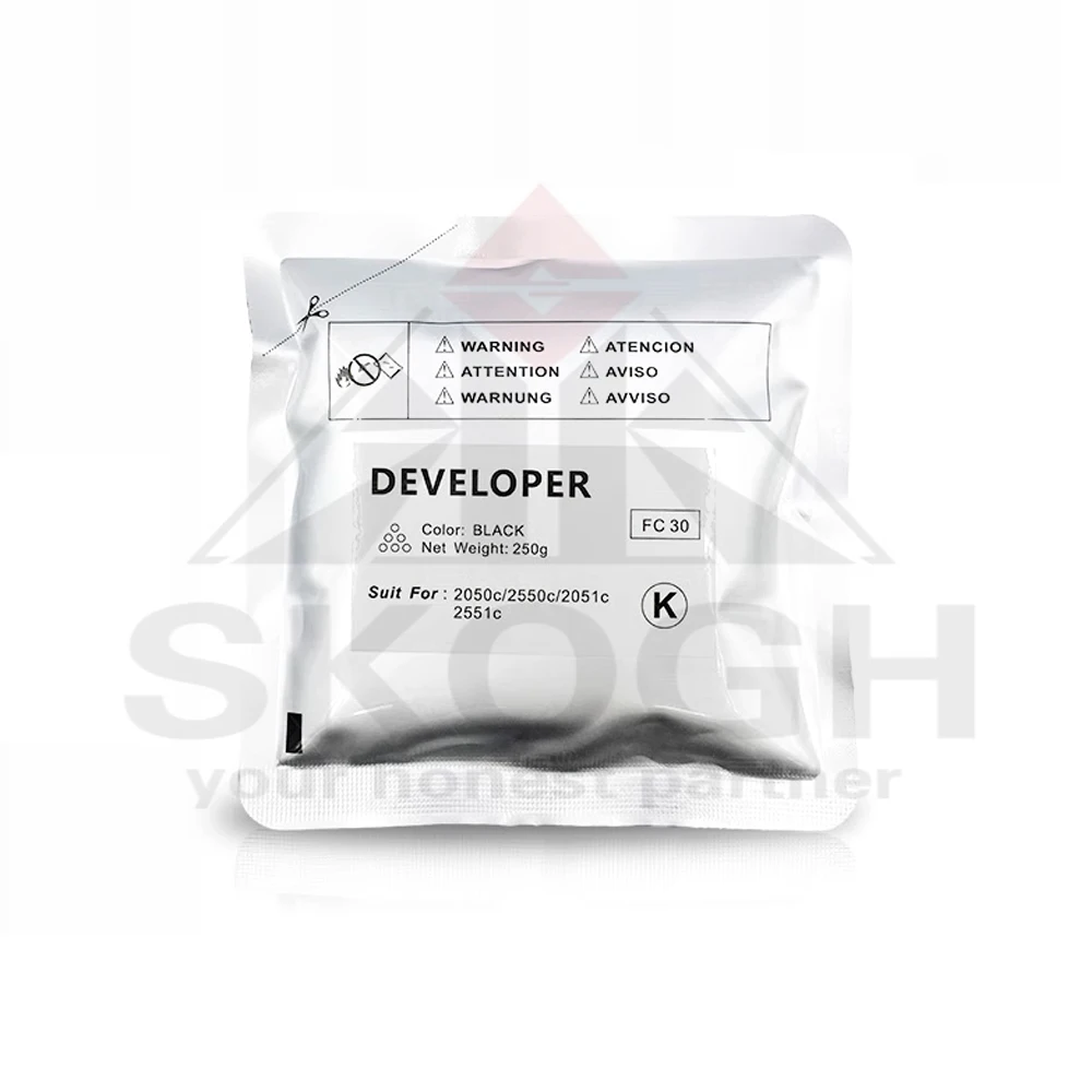 CMYK FC30 Developer Powder For Toshiba E-studio 2555C 3055C 3555C 4555C 5055C 2050c 2550c 2051c 2551c Developer 250grams