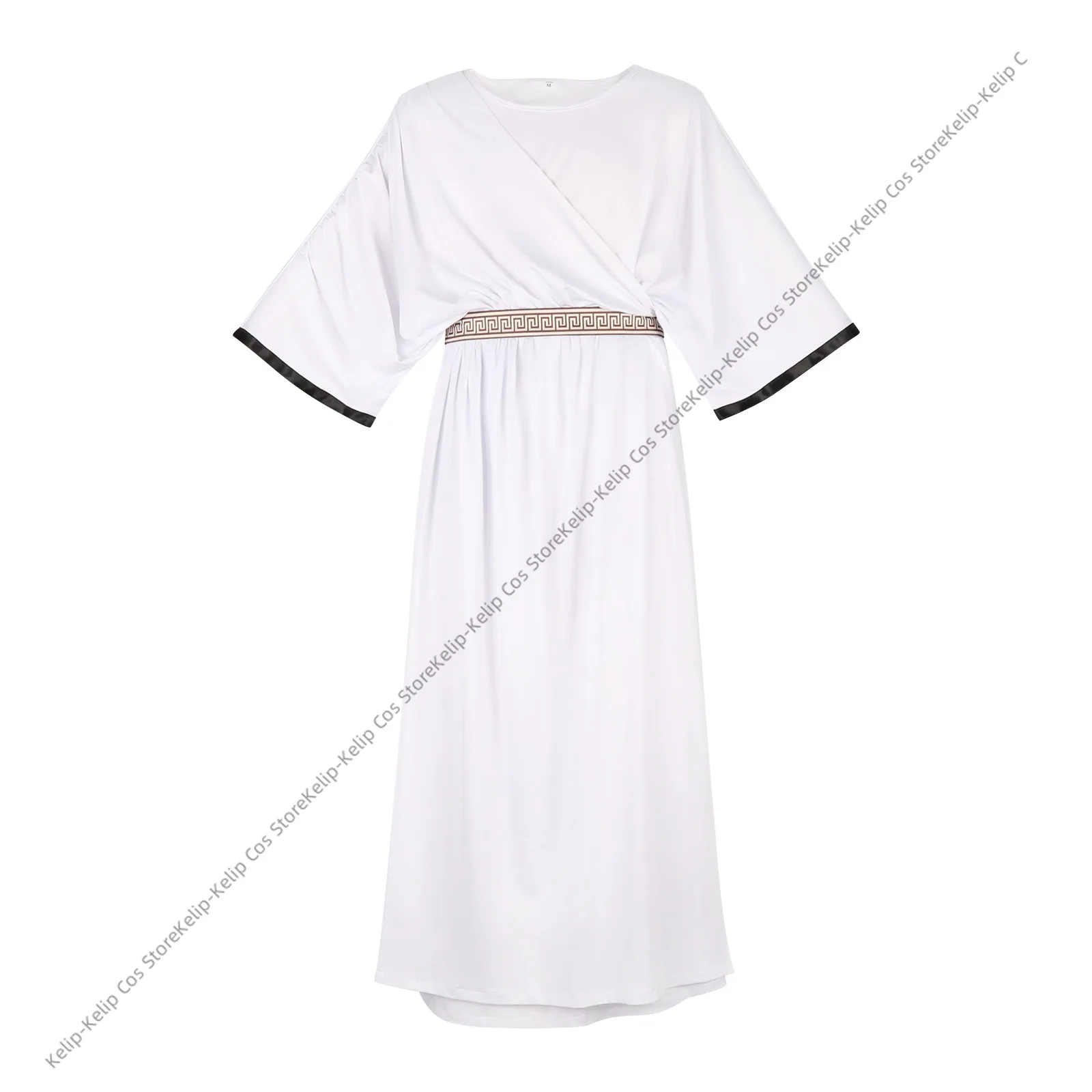 الكبار زي الهالوين التأثيري الأبيض اليوناني توغا رداء للرجال القرون الوسطى زي الجندي الروماني حفلة تنكرية