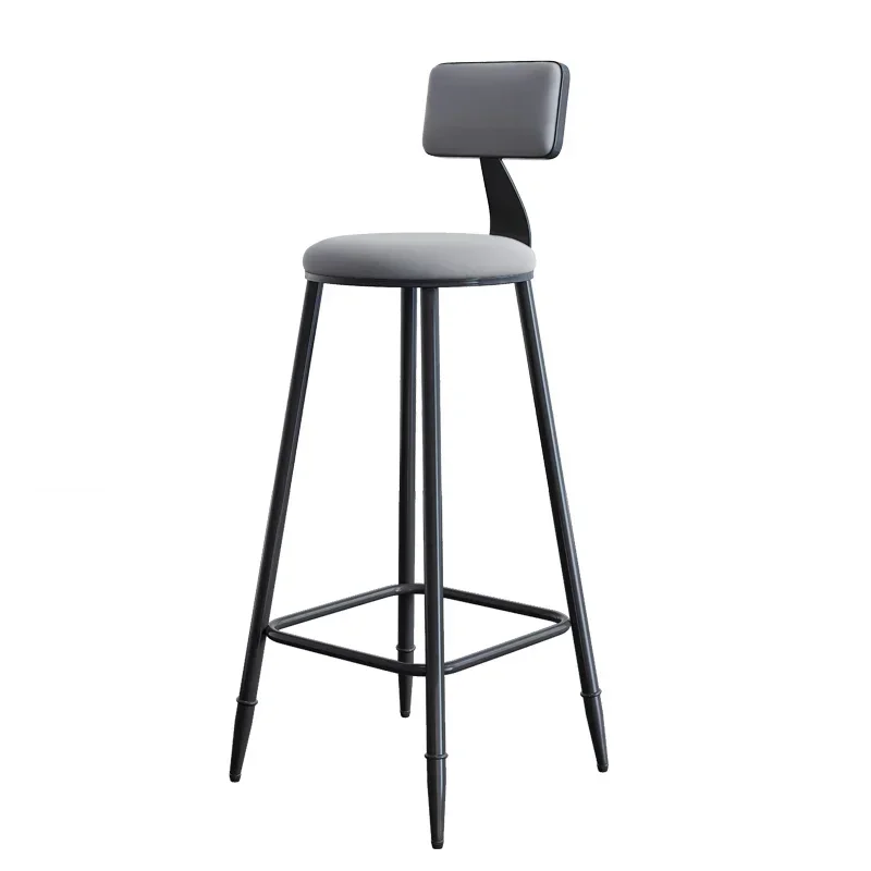 

Nordic Step Bar Stools Ergonomic Replica Industrial White Bar Stools Chairs Midcentury Taburetes Altos Cocina Kitchen Furniture