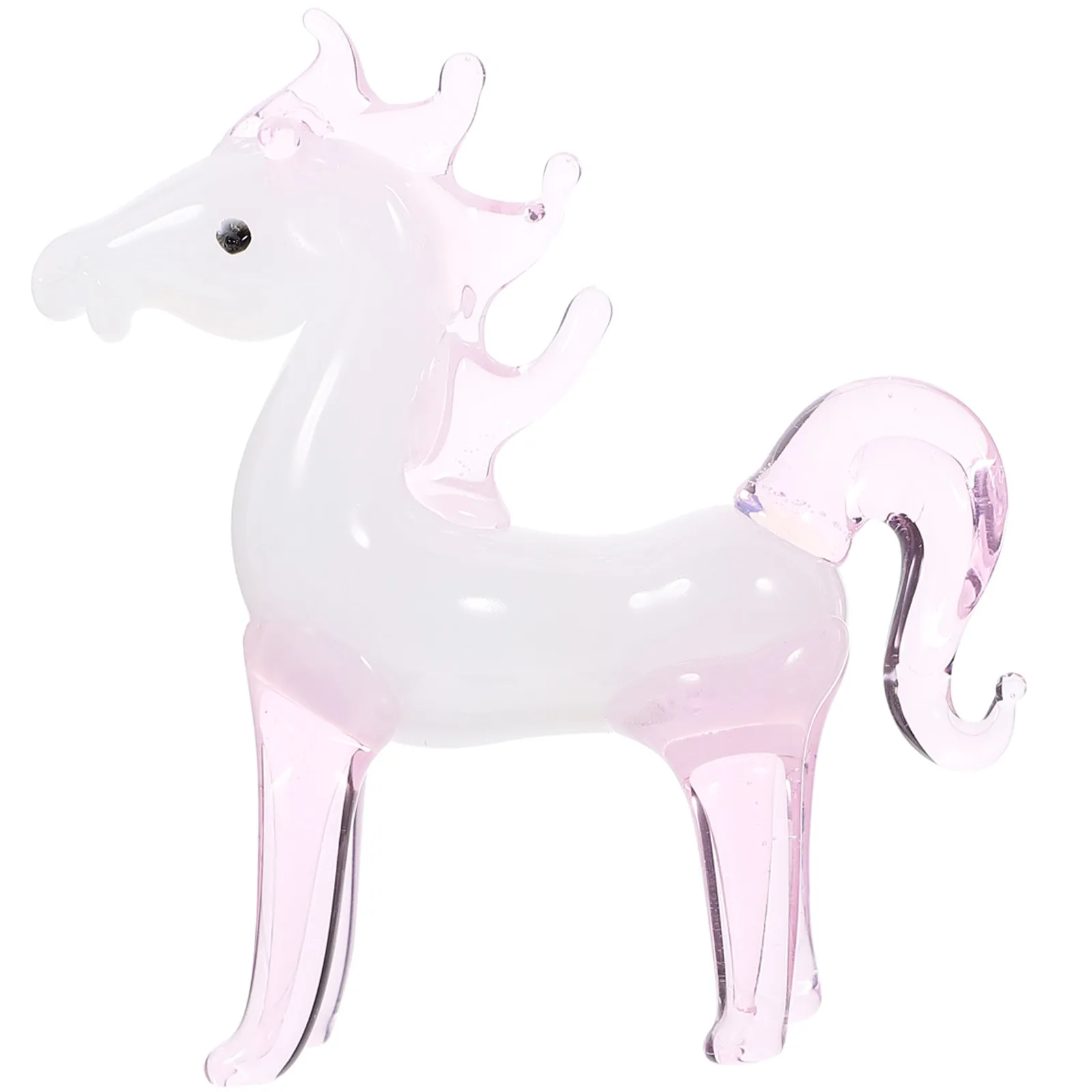 Crystal Horse Desktop Ornament Elegant Sophisticated Zodiac Room Office Apartment Decor Home Tabletop Decoration