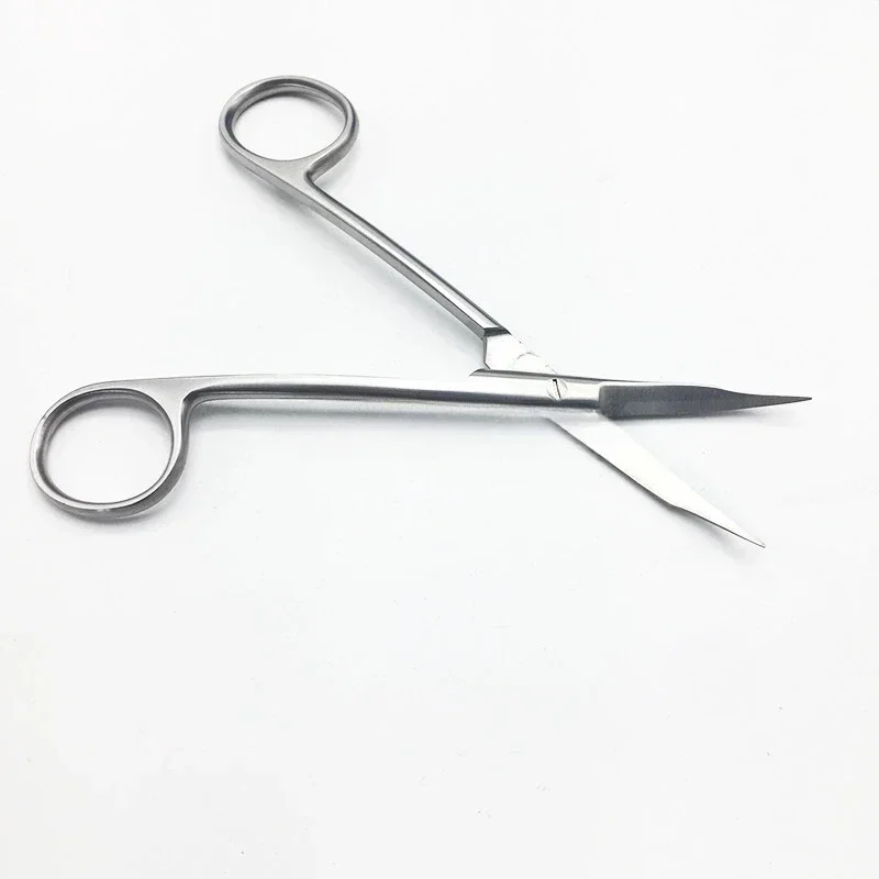 Septum scissors stainless steel 13cm Nasal plastic tool Curved Stevens Stevens Tenotomy scissors serrate Tissue scissors