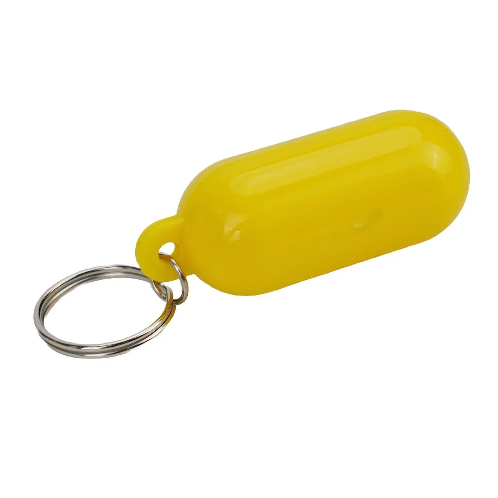 Key Ring Floating Keychain Comfortable Yellow Abs Float Keychain Marine Sailing Boat For Boating Trips Buoyant Key Ring