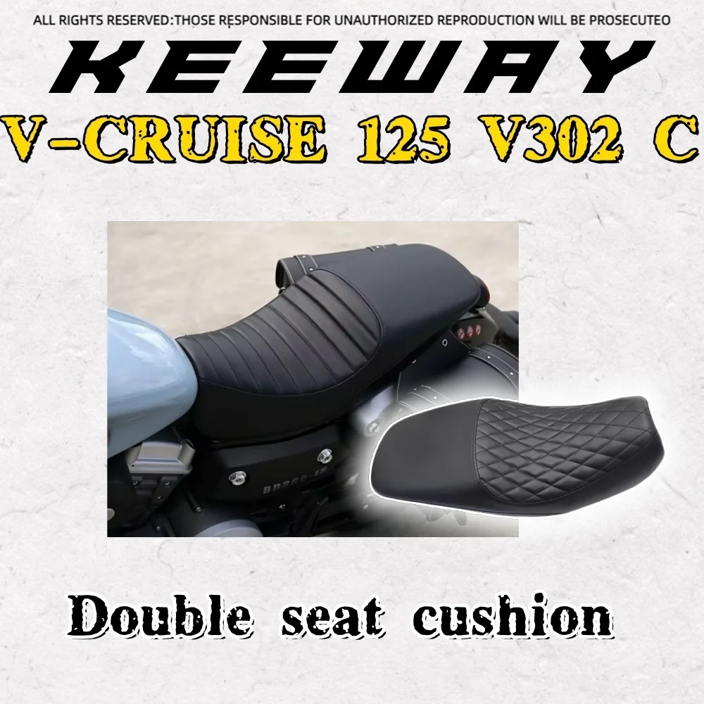 

Motorcycle Seat Cushion Modification Extended Double Seat Cushion Widening Comfort Accessories For Keeway V302C V 302