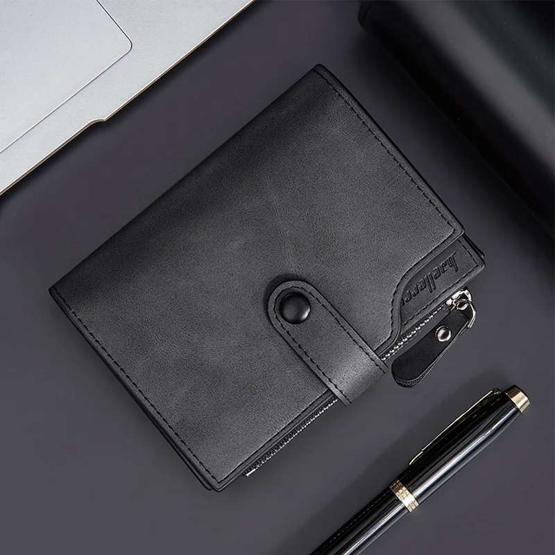 Men'S Wallet Slim Wallet Leather Wallet Credit Card Holder