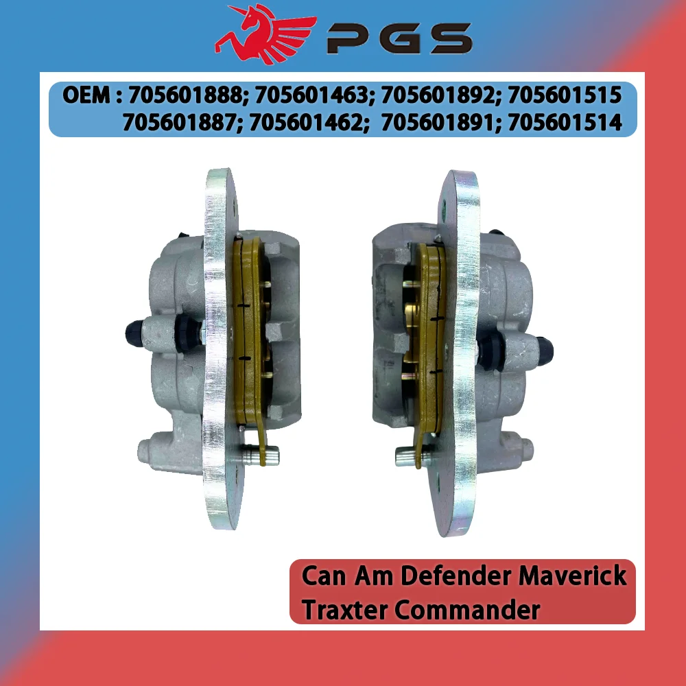 

1Pair Motorcycle High-quality Brake Caliper 705601462 705601463 For Can-Am Maverick Sport Trail X3 Turbo Defender HD5/HD7