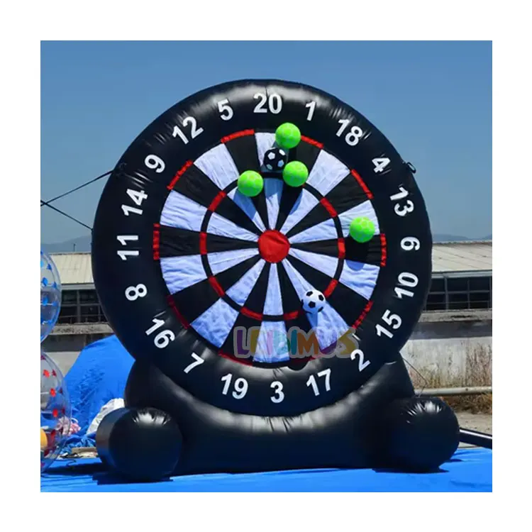 

Outdoor Inflatable Soccer Darts Board With 4pcs Ball For Sports Game