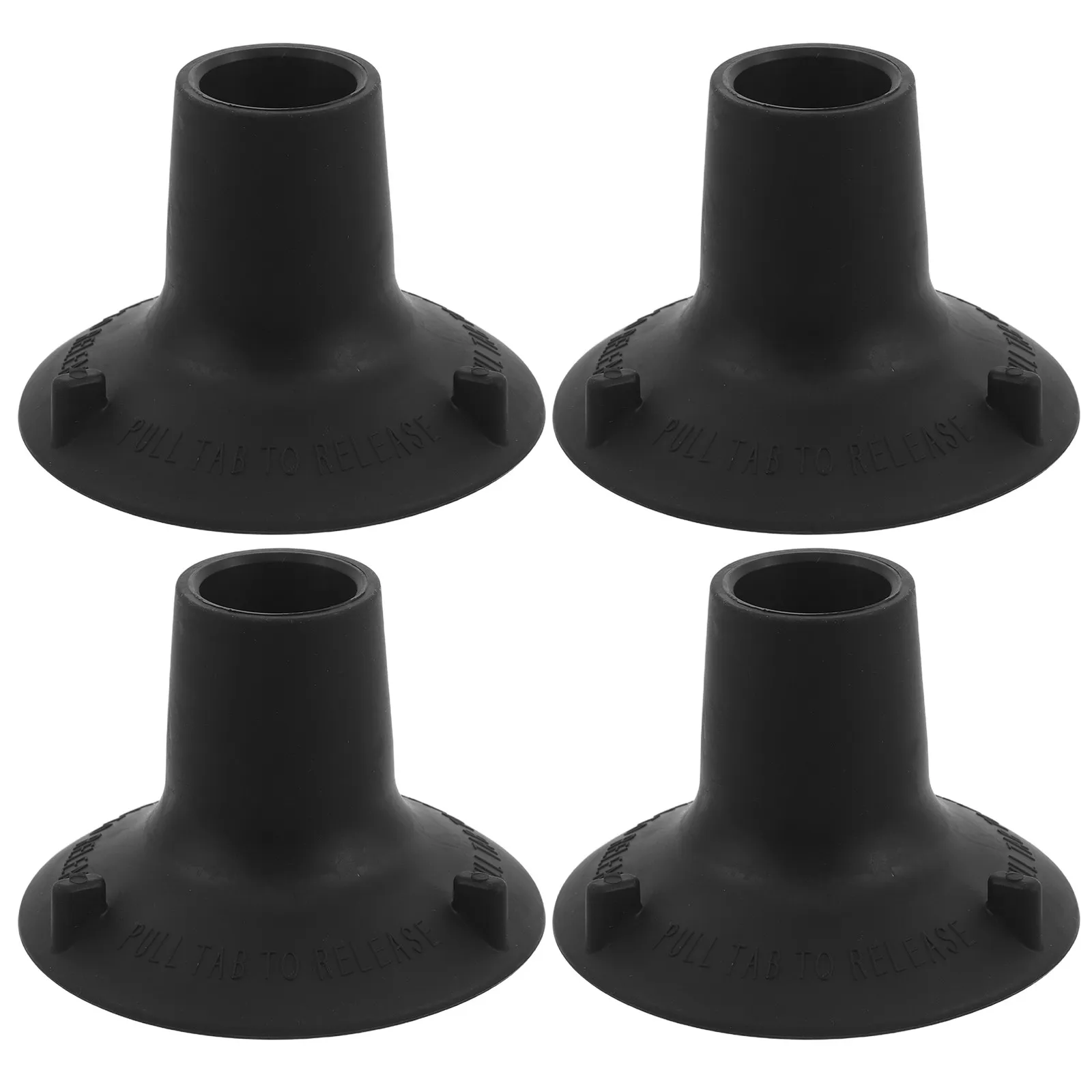 4Pcs Heavy Duty Bath Chair Feet Strong Suction Non Slip Rubber Caps Replacement Feet for Shower Stool Bench Transfer Bench Bath