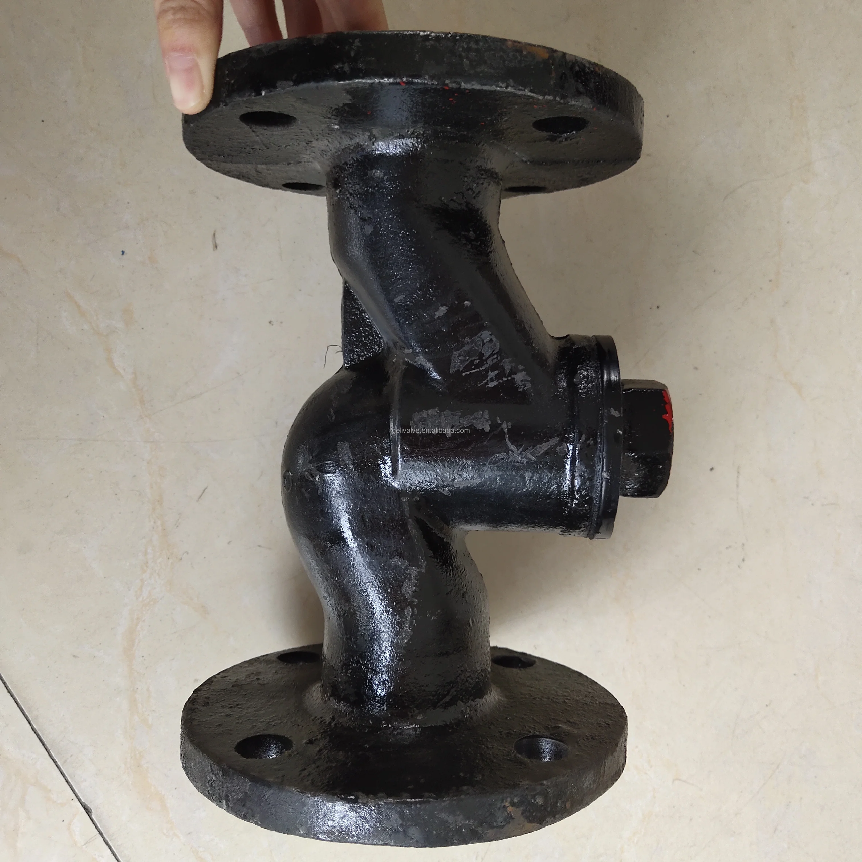 DN125 manual power ductile iron lift check valve H41T-16Q drain backflow preventer