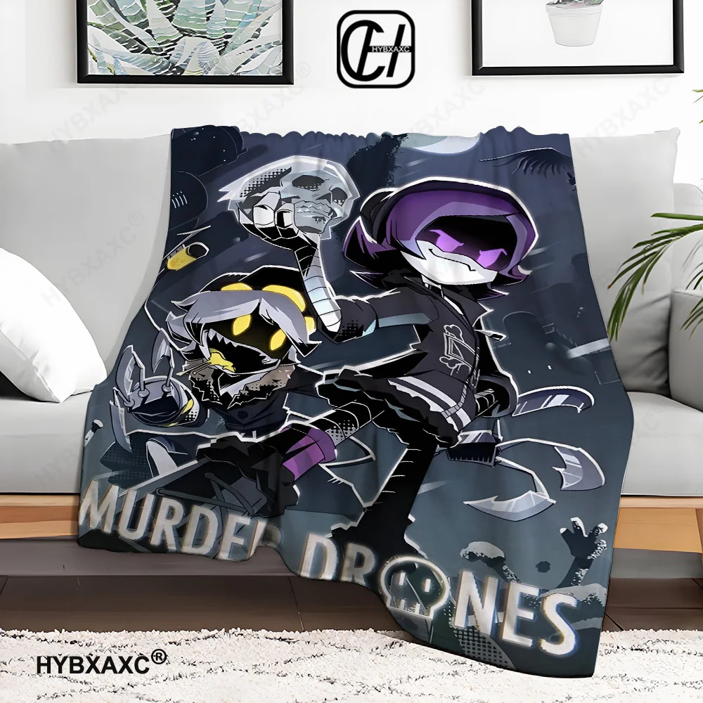 Robot Murder Drones V Blanket Uzi Doorman Horror Flannel Throw Blanket Summer Air Conditioning Decoration Soft Warm Bedspreads