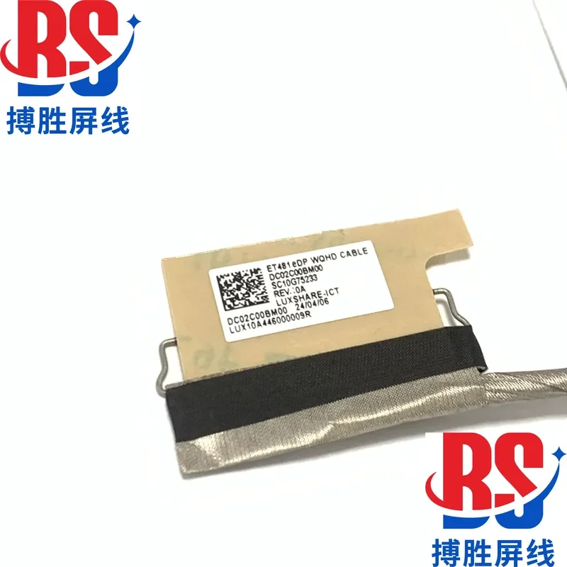 for Lenovo T480S Screen Cable DC02C00BM10 DC02C00BM00 01YN996 01YN997 SC10G75233 LCD Display Video Flex Ribbon Replacement
