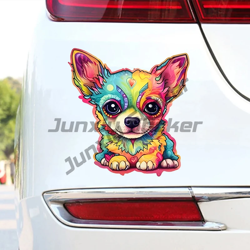 

Chihuahua Dog Decal Sticker, Add Some Fun To Your Car with These Adorable Chihuahua Stickers!