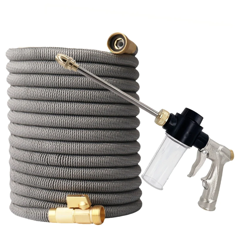 Household Magic Water Pipe, Metal Spray Foam Gun, Anti kinking, Leak Proof Hose, Used For Cleaning The Lawn Terrace