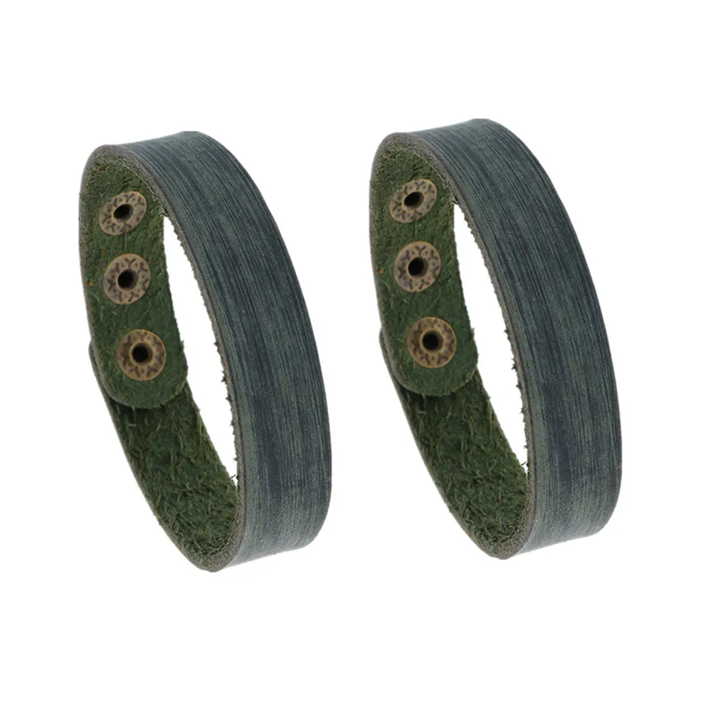 4Pcs 1.6cm Cowhide Bracelet for Students Lovers Unisex Simple Chic Wrist Chain Fine Workmanship Comfortable Daily Wear