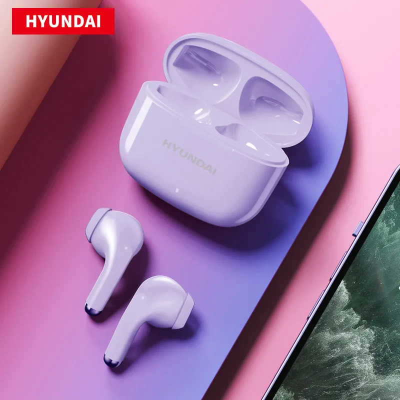 Choice HYUNDAI LP40 Pro Wireless Bluetooth 5.3 High Resolution Sound Earphones Stable Transmission Earbuds Music Headphones