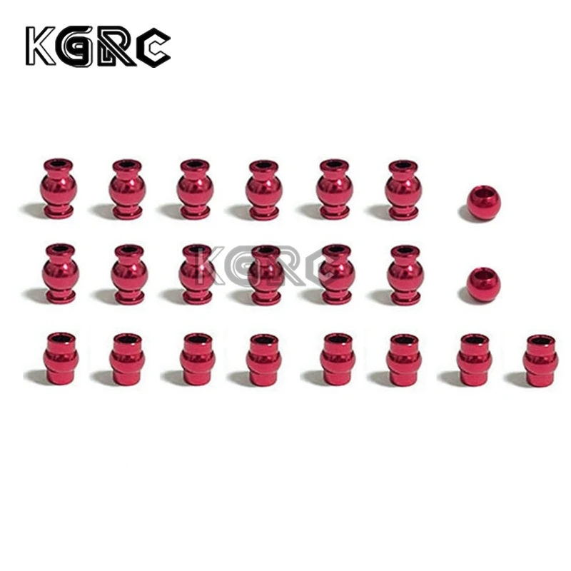 Complete 22Pcs Aluminum Alloy Pivot Ball Head Set for Arrma 1/10 4X4 Granite Big Rock Senton Typhon Upgrade Parts