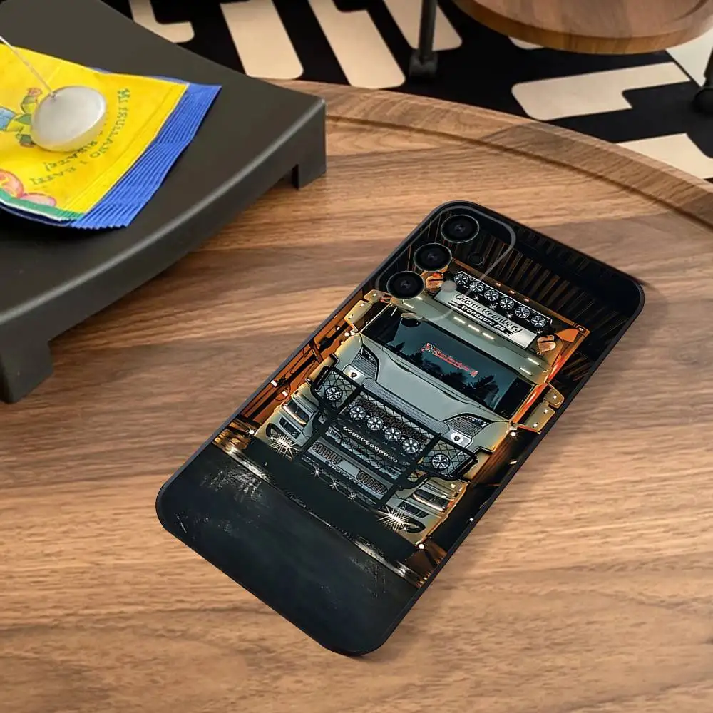 Trucks SA-AB Custodia per telefono per auto in silicone morbido per Samsung S25, S24, S21, S22, S23, S30, Ultra, S20, Plus, Fe, Lite