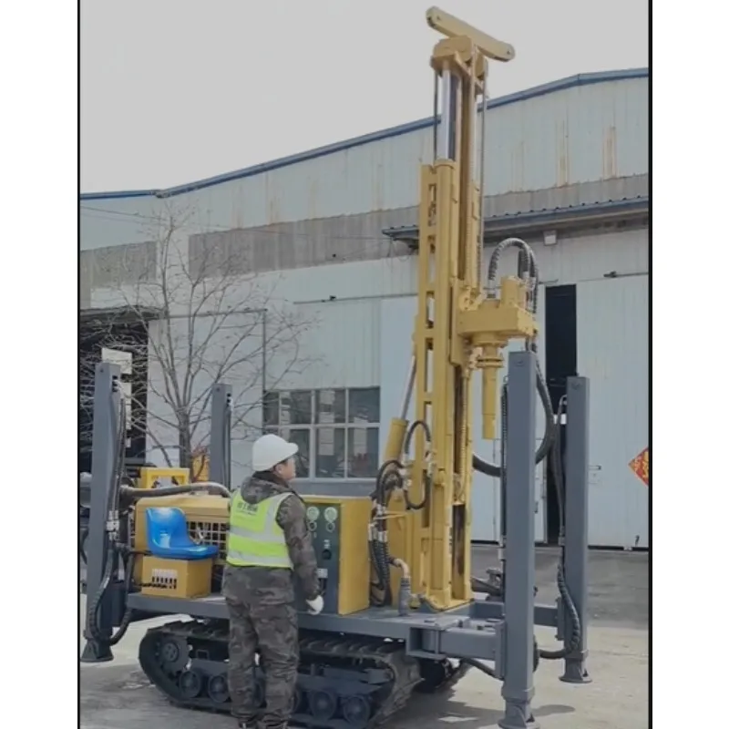 

China Portable Hydraulic Water Well Drilling Rig 200m Deep Drill Rig Water Pneumatic Dual-purpose 100M Drilling Rig for Mexico