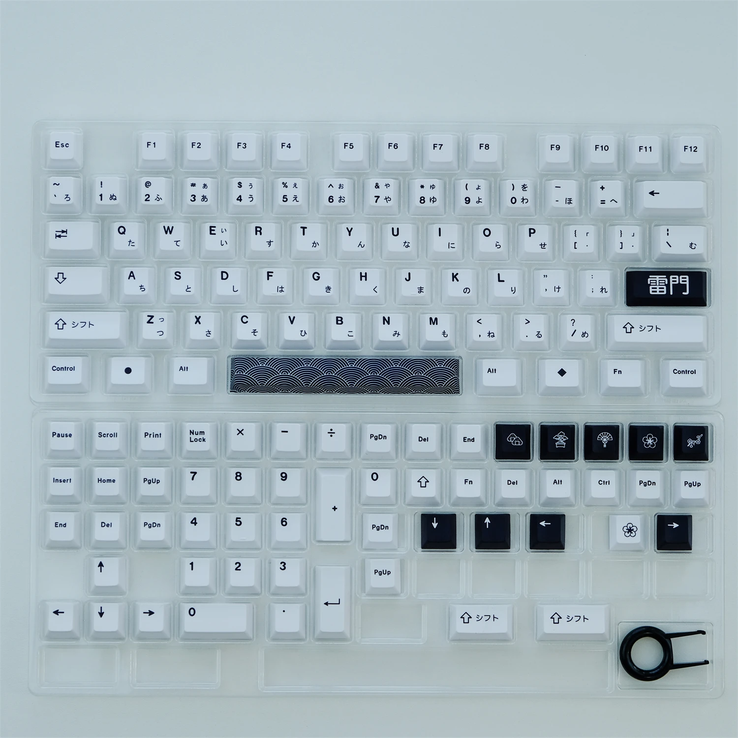 GMK Leimen 129 Kunci PBT Keycap DYE-SUB Personalisasi Jepang Keycap untuk Mekanik Keyboard MX Switch Cocok 61/64/68/87/96 Tata Letak