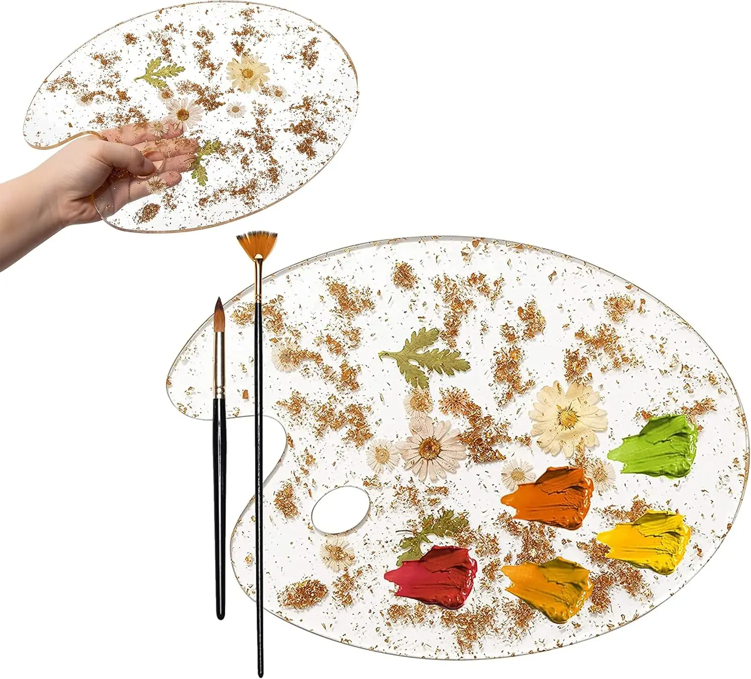 

Novelty Botanical Painting Palettes, Artist by - Artists Colorful Paint Tray Pad Holder for Mixing Colors Artists, St