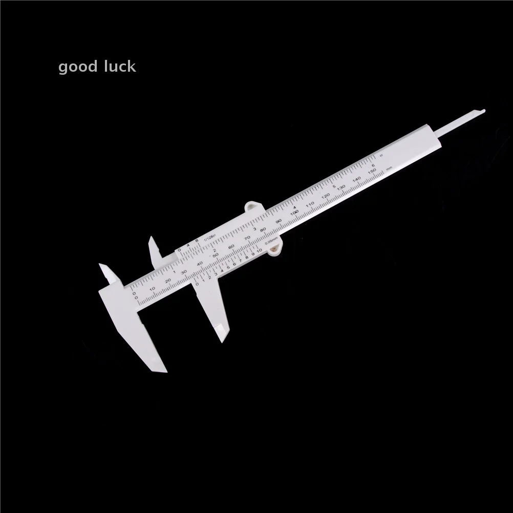 6 Inch 150mm Plastic Ruler Sliding Gauge Vernier Caliper Jewelry Experimental Measuring Tool Specification