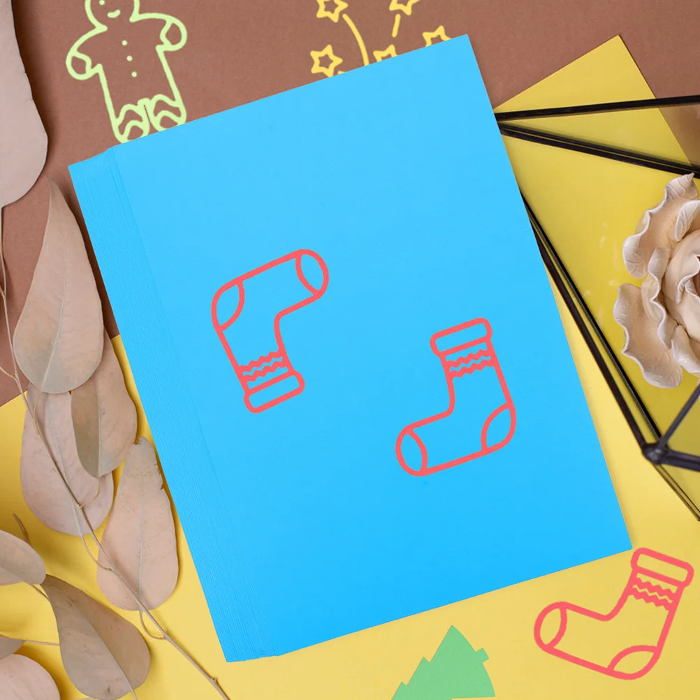 

50 Sheets Colored Card Paper Diy Craft Supplies For Kids Teens Teachers Art Projects Handmade Drawing Origami Materials