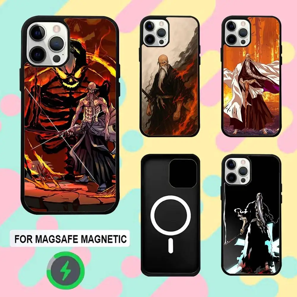 

G-Genryuusai Anime BleachS Phone Case For iPhone 16e,16,15,14,13,12,11,Plus,Pro,Max,Mini Magsafe Magnetic Wireless Charging