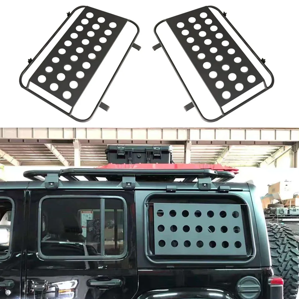 Aluminum Alloy Side Window Armor Bracket For Jeep For Wrangler JL 2018+ JL1186