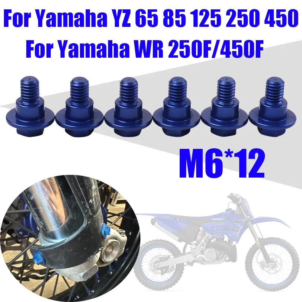 For Yamaha YZ65 YZ85 YZ125 YZ250 YZ250F YZ450F YZ125X YZ250X YZ250FX WR250F WR450F Accessories Front Fork Guard Bolt Screws