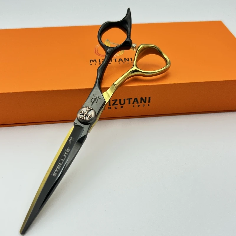 

Mizutani Hairdressing Scissors VG10,Professional barber tools,6.0 inch 440C,Thinning Haircutting