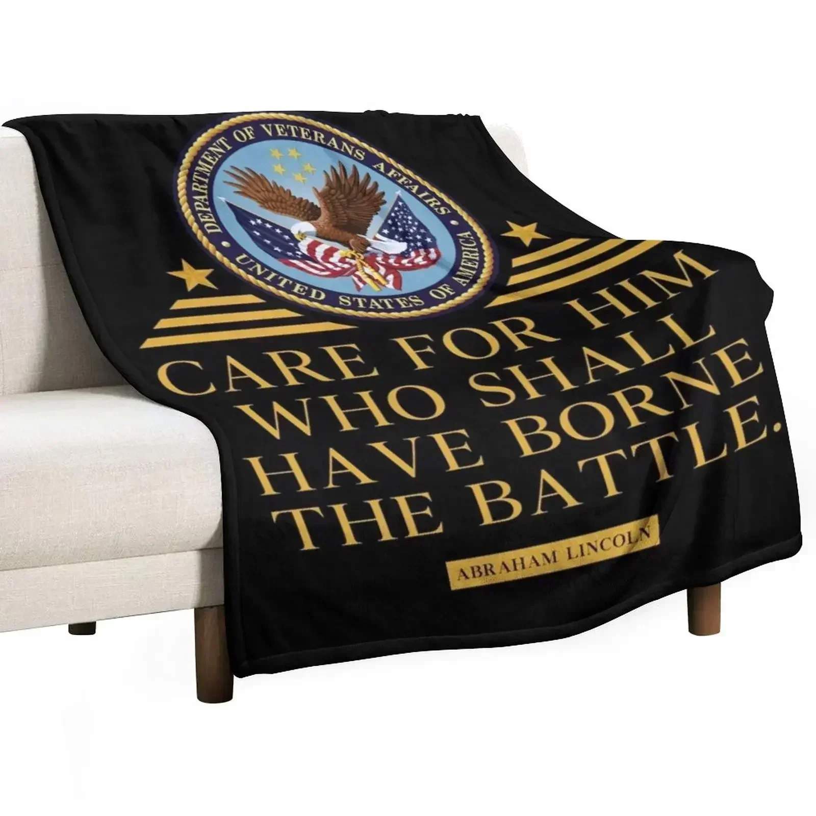 

Awesome Department of veterans affairs Gift Throw Blanket All Season Lightweight Soft Blanket for Bed