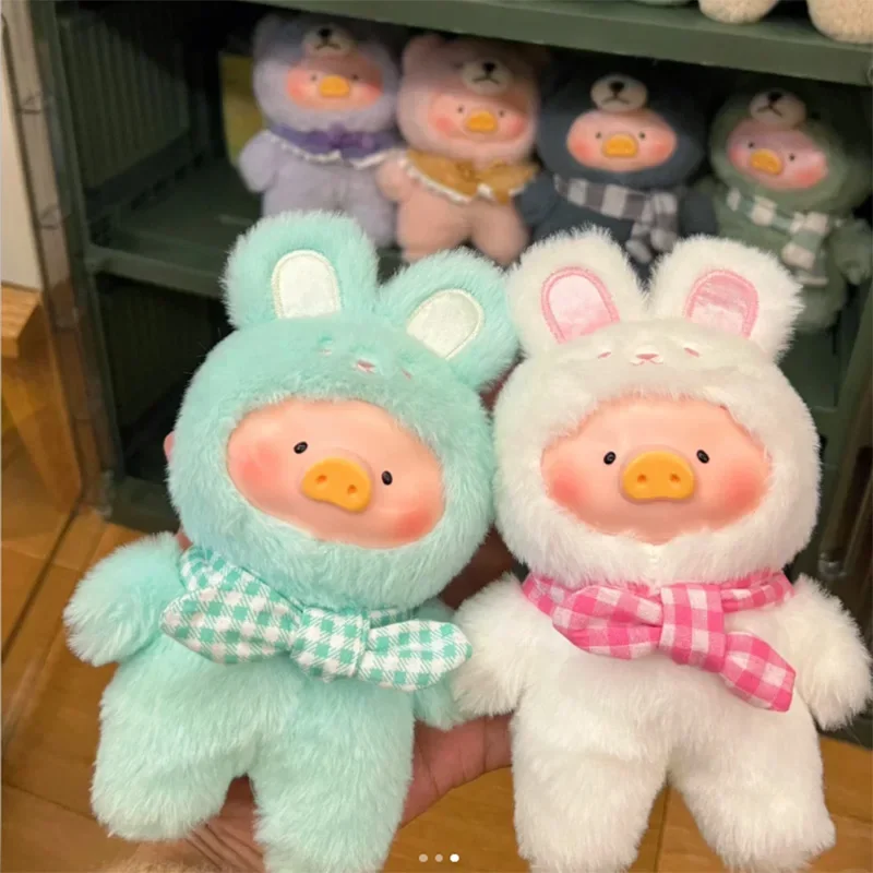 Lulu The Piggy Joyful Time Series Blind Box Vinyl Teddy Lulu Pig Winter's Embrace Mystery Box Doll Bunny Surprise Bag Toy Gifts