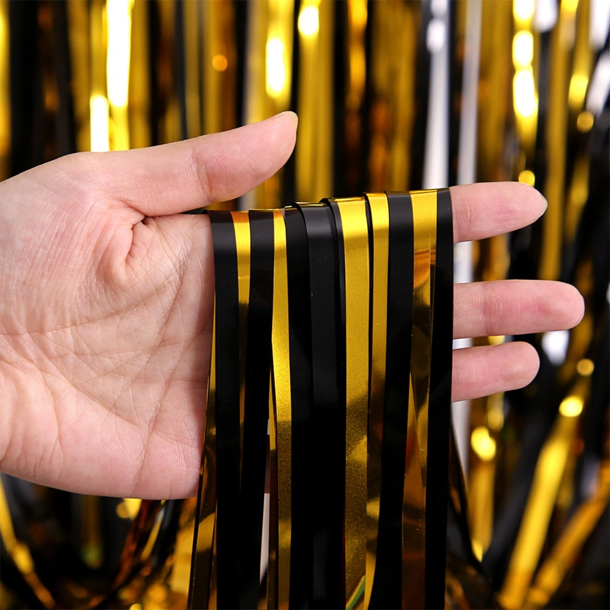 Tinsel Garland Decoration - Doğum Günü Partisi Süslemeleri Fon Perdeleri