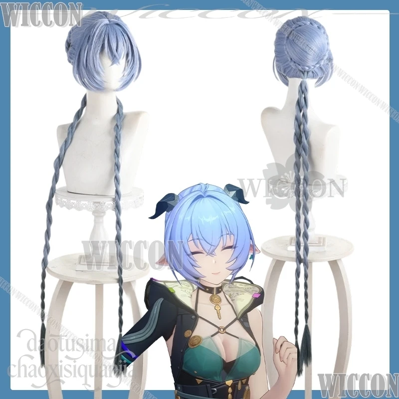 lucia-elowen-cosplay-anime-jeu-zenless-zone-zero-kawaii-bleu-perruque-extra-longue-tresse-y2k-cheveux-synthetiques-halloween-carnaval-navidad