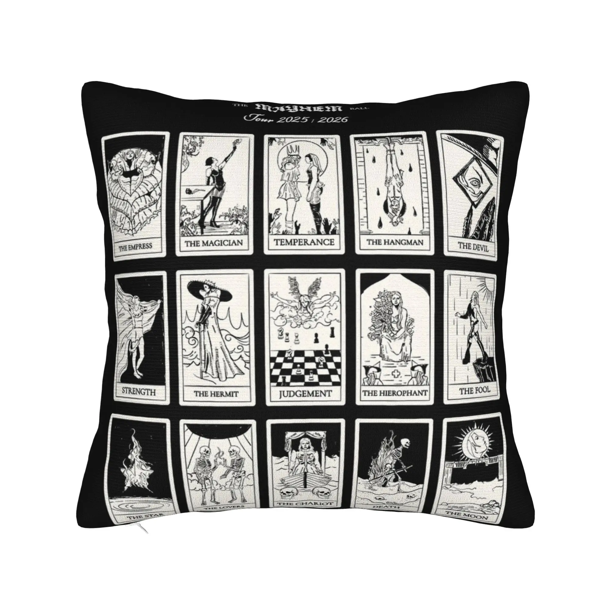 Lady Gaga MAYHEM BALL Cards COLLECTION Pillowcase Soft Cushion Cover Decorations  Throw Pillow Case Cover Home Drop Shipping 18