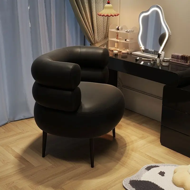 Bedroom Super Soft Makeup Chair Dressing Stool Rental Room Sofa Leisure Balcony Sofa Nail Art Chair Household Lazy Sofa