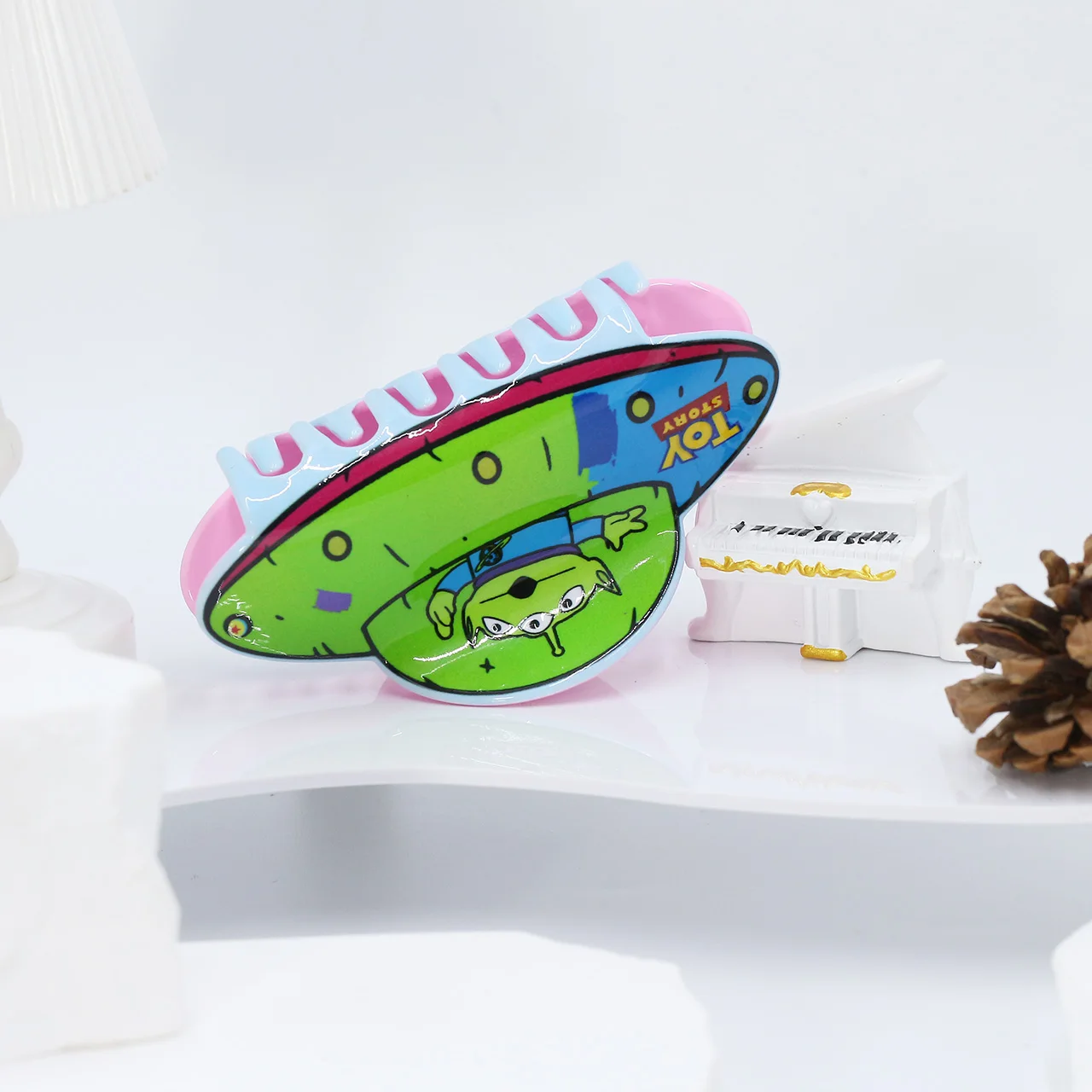 Spinki do włosów z serii Disney Three-Eyed, praktyczne spinki do włosów na co dzień, urocze i słodkie akcesoria do włosów, dekoracyjne nakrycie głowy do cosplayu.