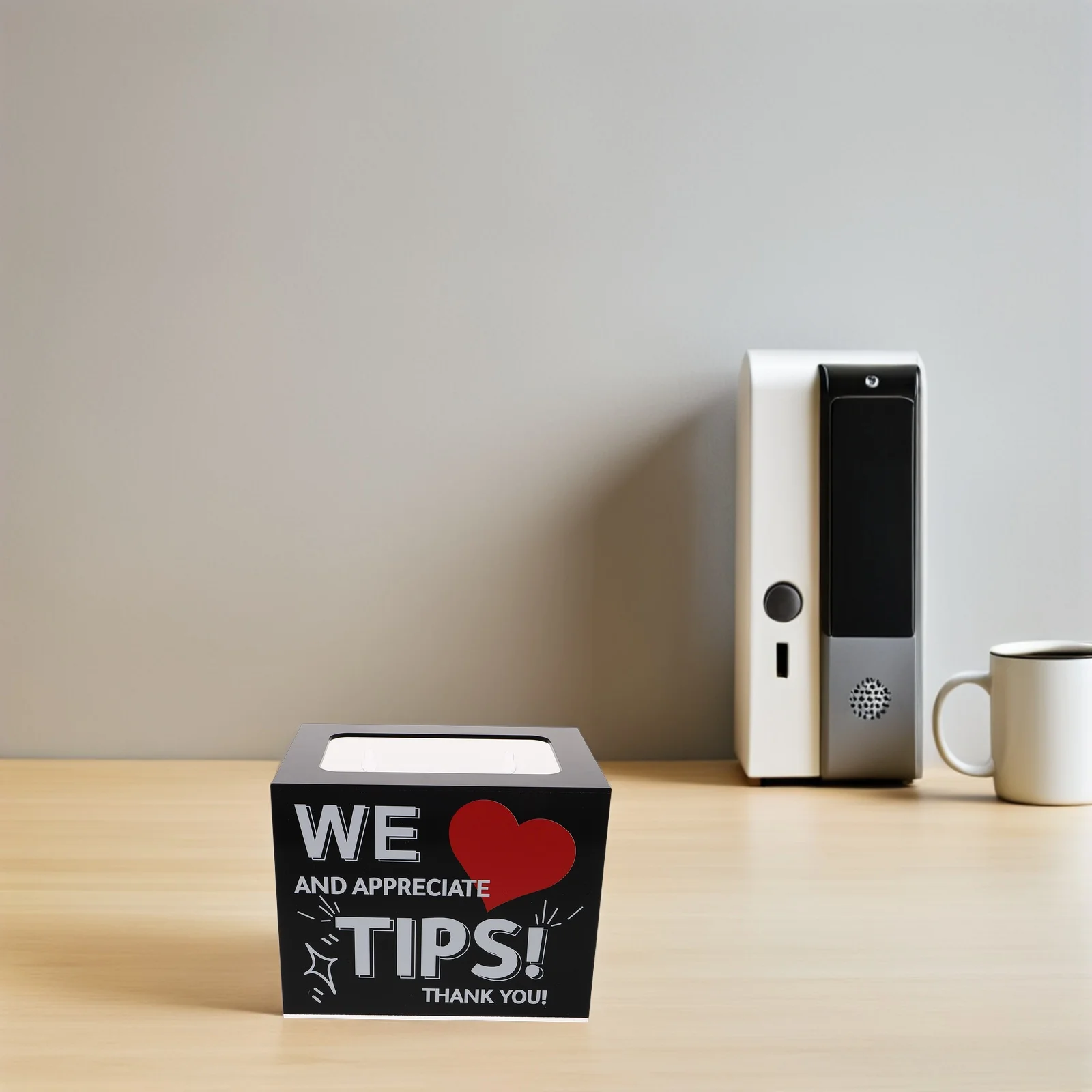 1pc Acrylic Donation Box 5.97X5.31X3.93In Clear Money Collection Container For Fundraising Voting Tips Suggestion Box Charity