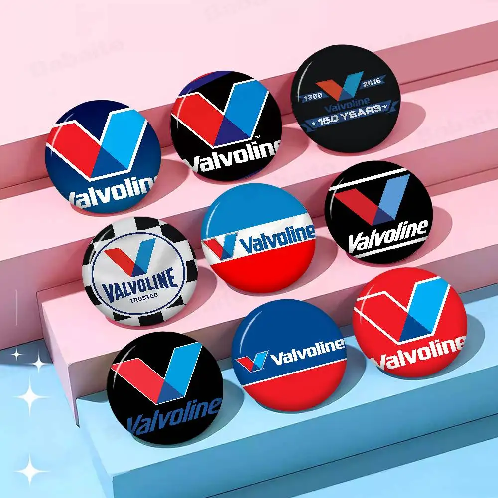 Valvolines Engine Oil New  Brooches Soft Button Pin Funny Silly Gnarpy on A Skateboard Meme Badge Gamer Collection Gifts