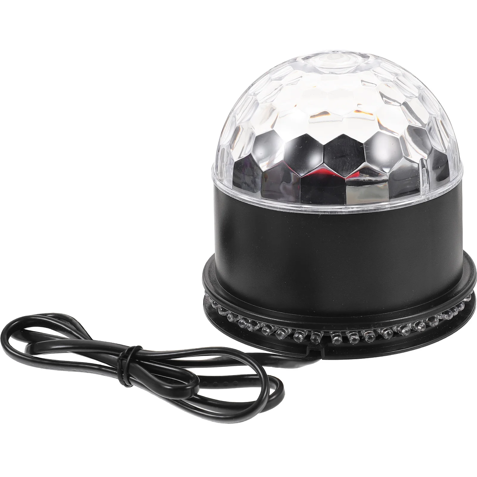 

1 шт. миниатюрная разноцветная светодиодная лампа-шар для сцены, с голосовым управлением, вилка UK, для вечеринок и декоративного освещения