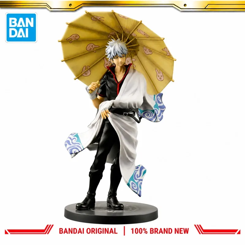 In Stock Bandai Original Megahouse Gintama Sakata Gintoki Action Figure Model Doll Brand New Boxed Anime Characters Toys Model